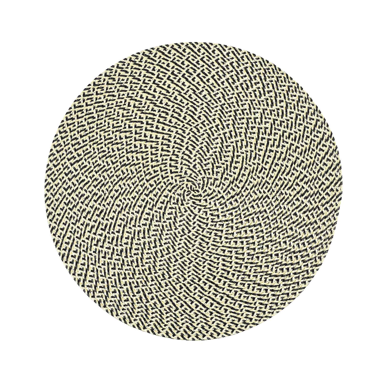 Tischset Boho Schwarz,L 380 x B 380 mm