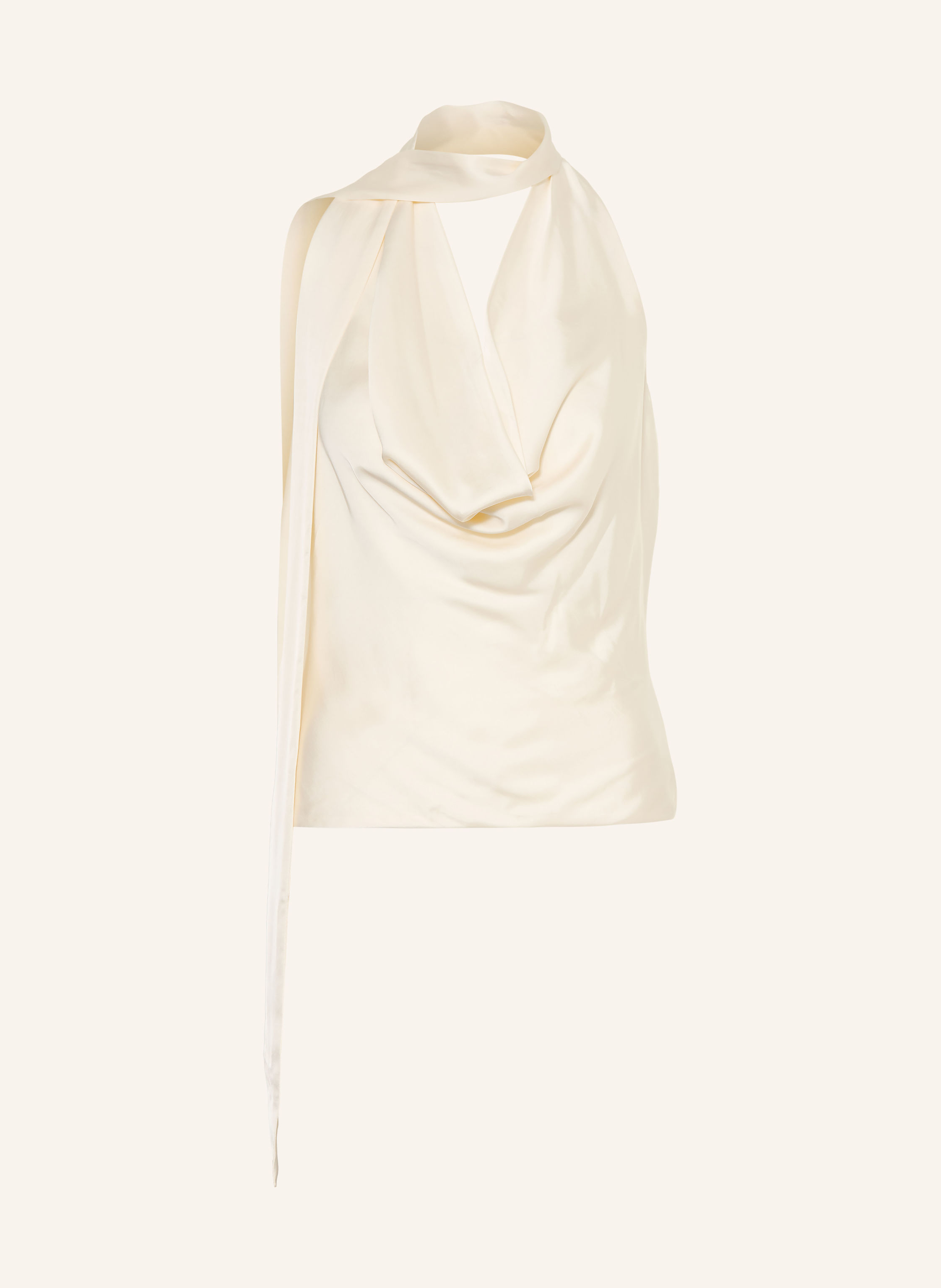 GUESS Blusentop aus Satin mit abnehmbarer Schluppe