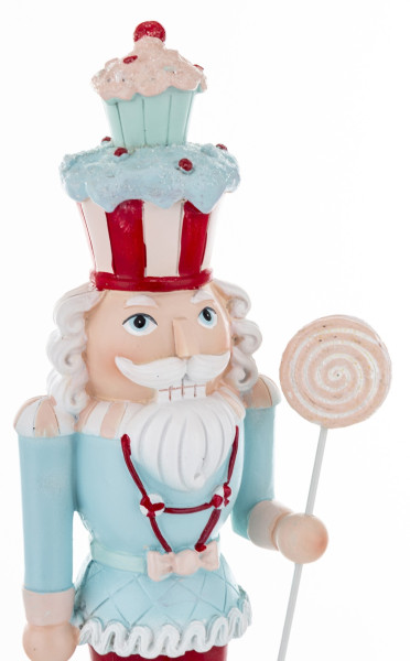 Figurka - Dziadek do orzechów 33x11,5 cm z mufinkami