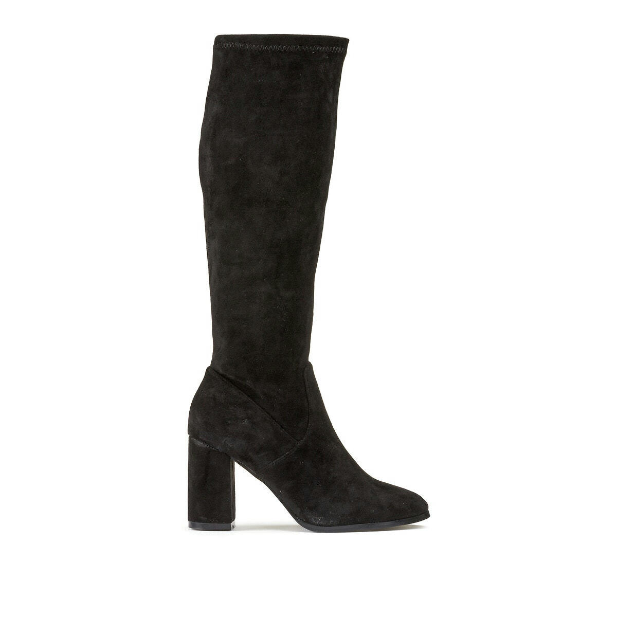 Bottes stretch à talon