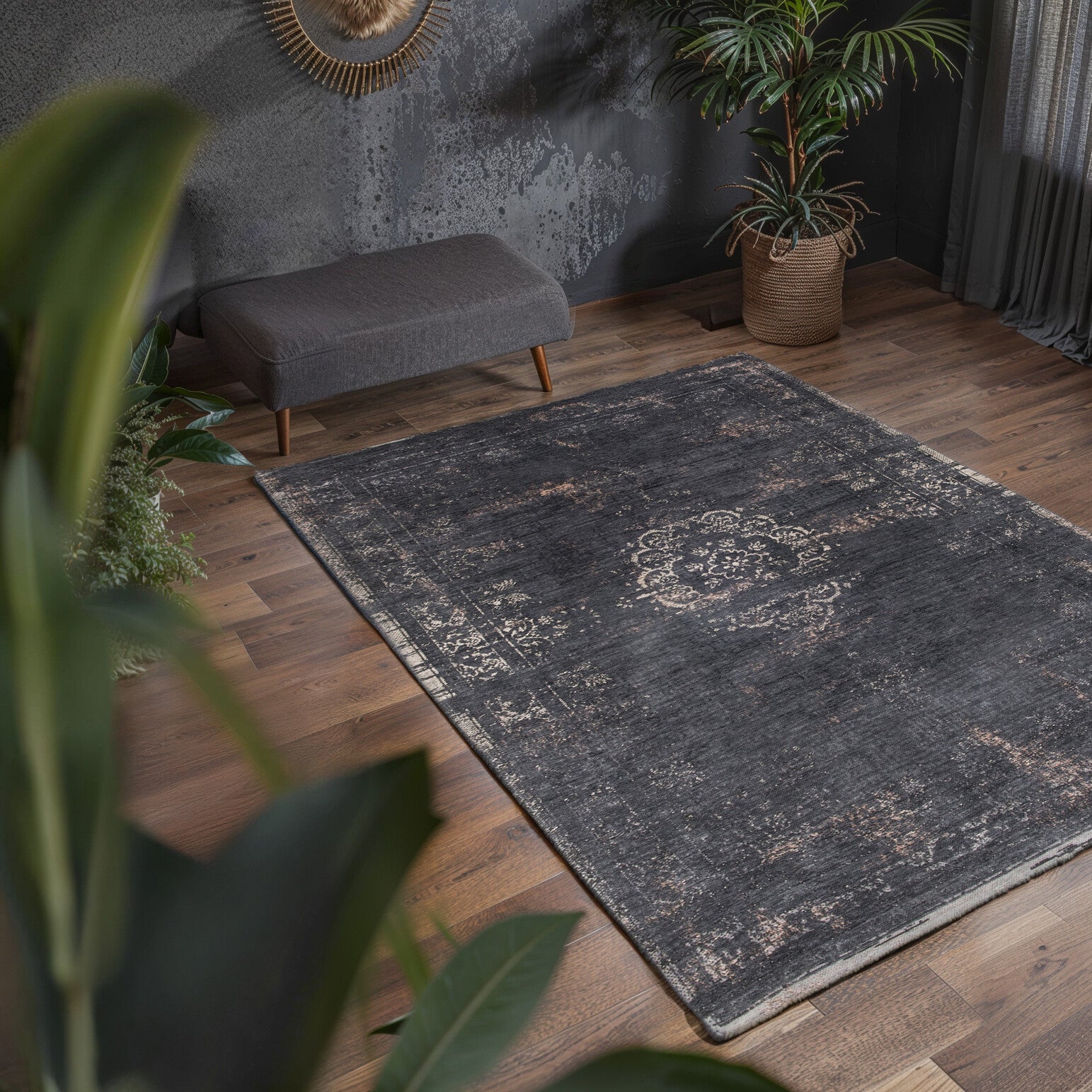 Louis de Poortere Medallion Fading World Vloerkleed 140 x 200 cm - Min