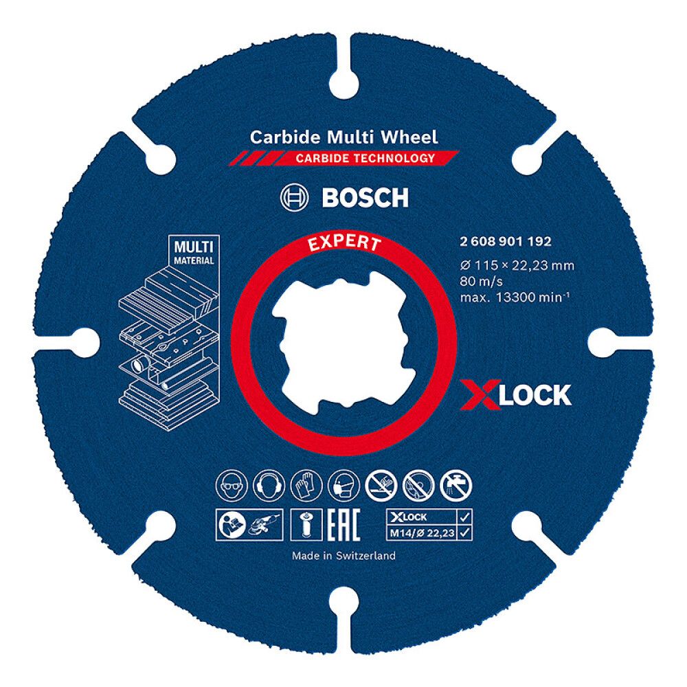 KAPPESKIVE BOSCH CARBIDE MULTI WHEEL 115MM