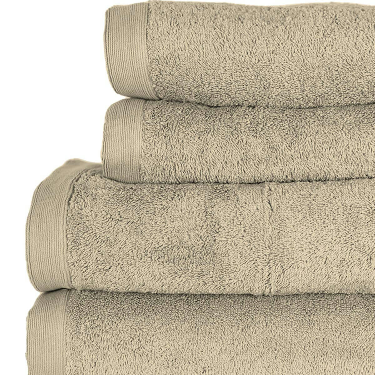 STUDIO - Ensemble de bain 4 pièces en coton Sable