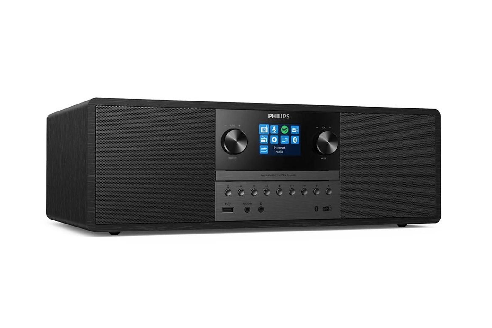Philips TAM6805-10 Music System with Internet Radio, BT, CD, USB, Spotify Connect