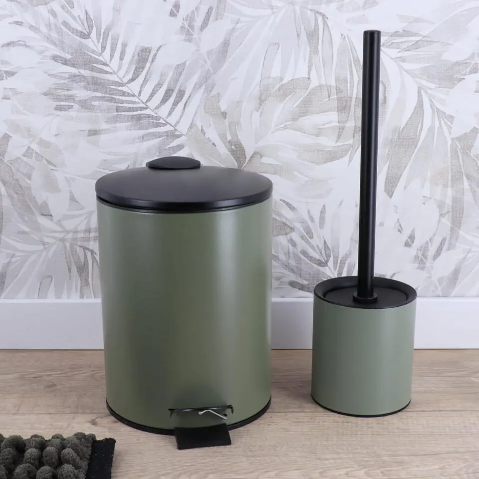 Tendance Toilet/badkamer toiletborstel - Urban Stone - 10 x 37 cm