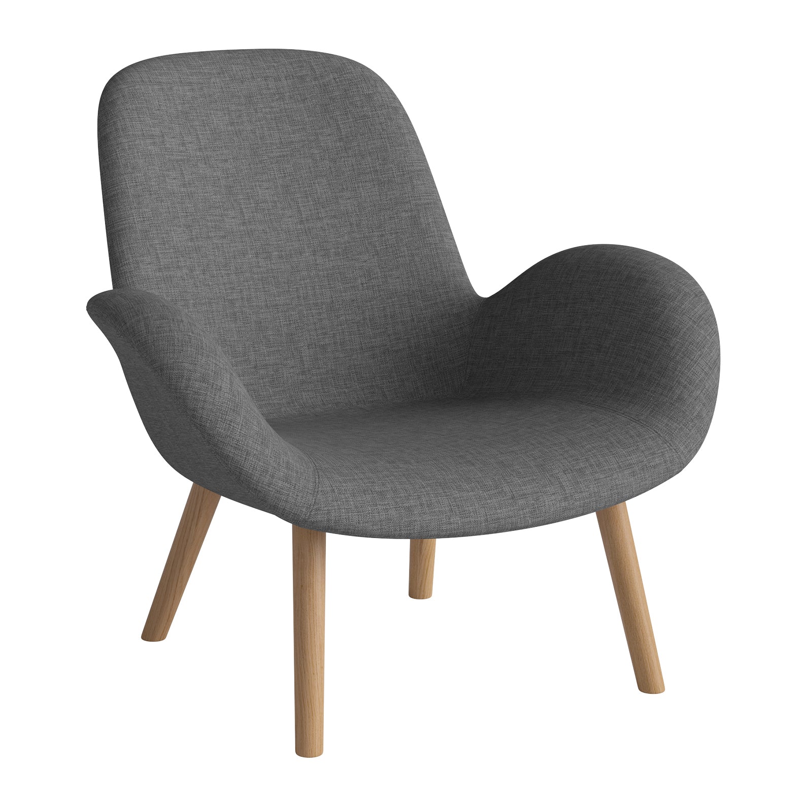 Bolia Seed Fauteuil - Eiken - Blue Grey