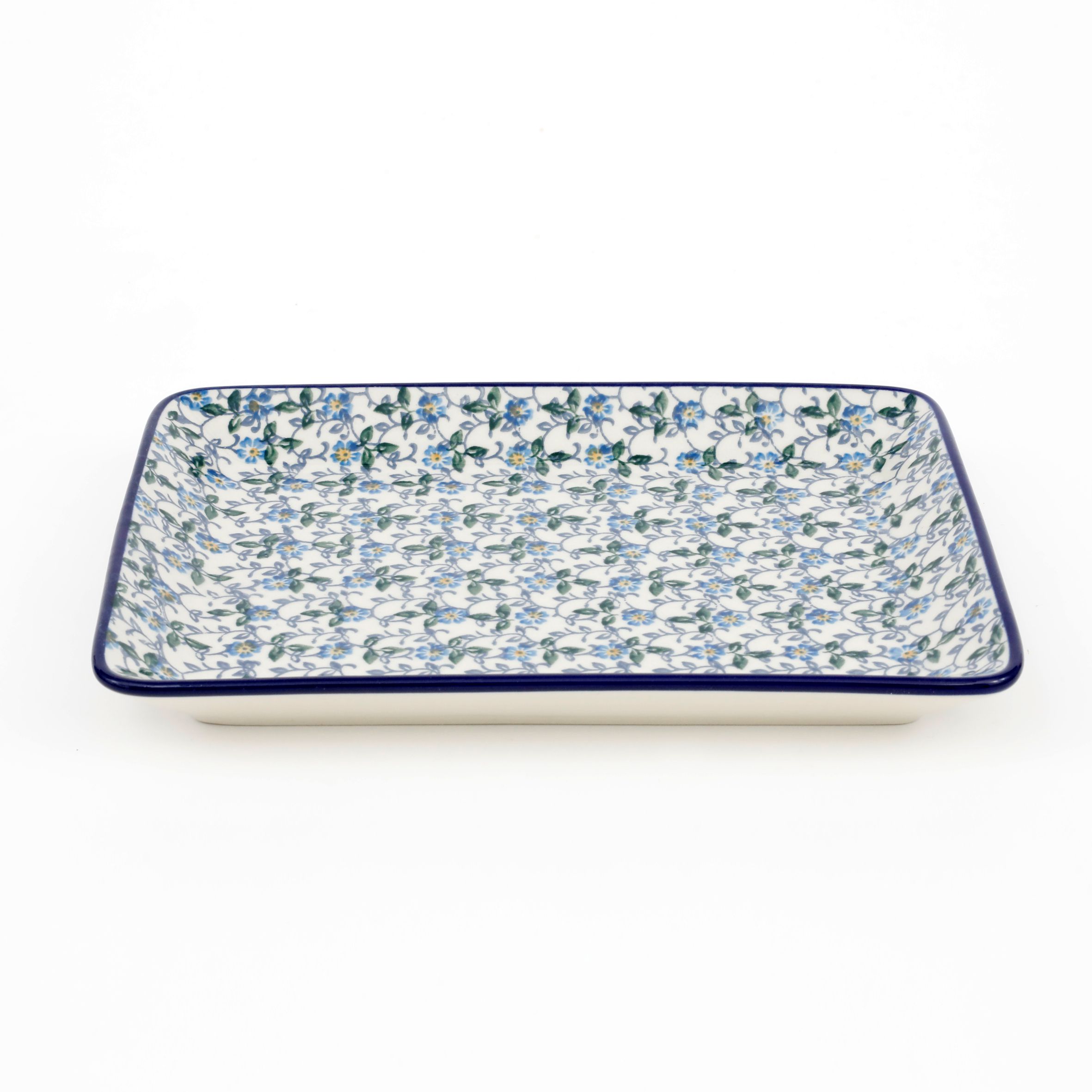 Tacka ceramiczna 111 24/18cm  2089X Niezapominajki