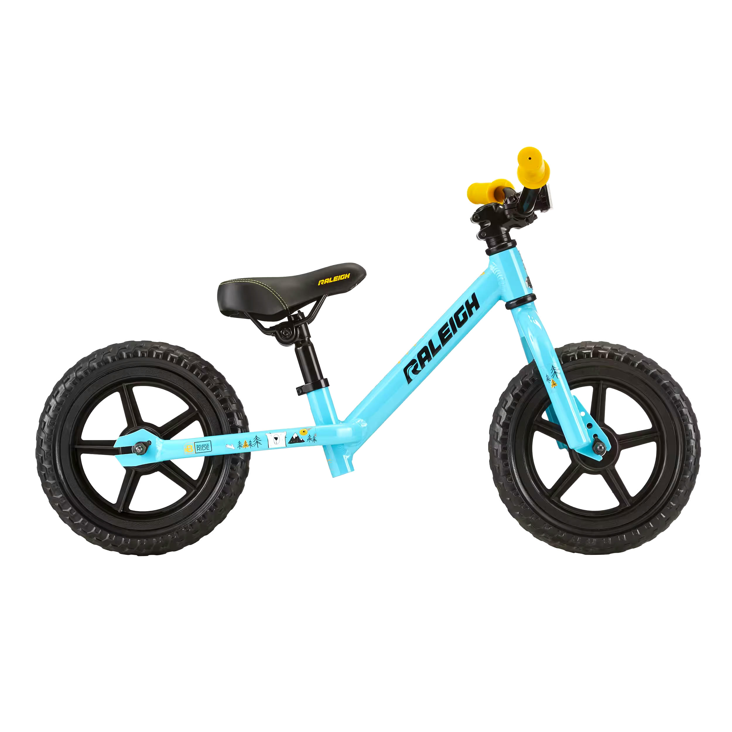 Raleigh Blur Balance Bike, 12-in, Blue