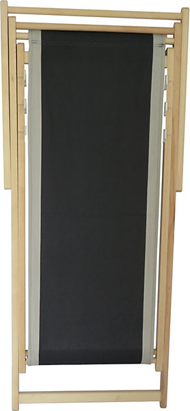 Chilienne gris avec bordure 55 x 106 cm