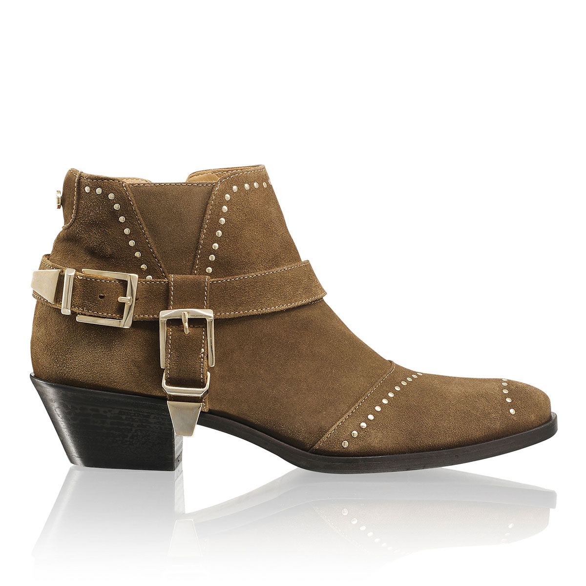 Russell & Bromley BOOTSTRAPS Buckle Western Boot