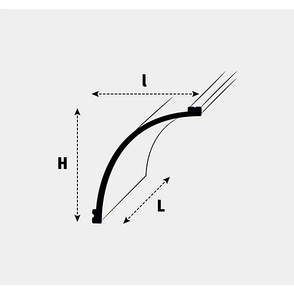 Corniche classique de taille moyenne CB524N