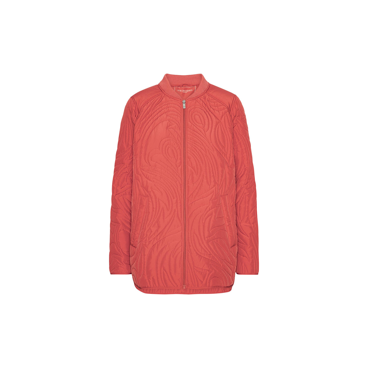 Short Quilt Jacket with Rib, baked apple