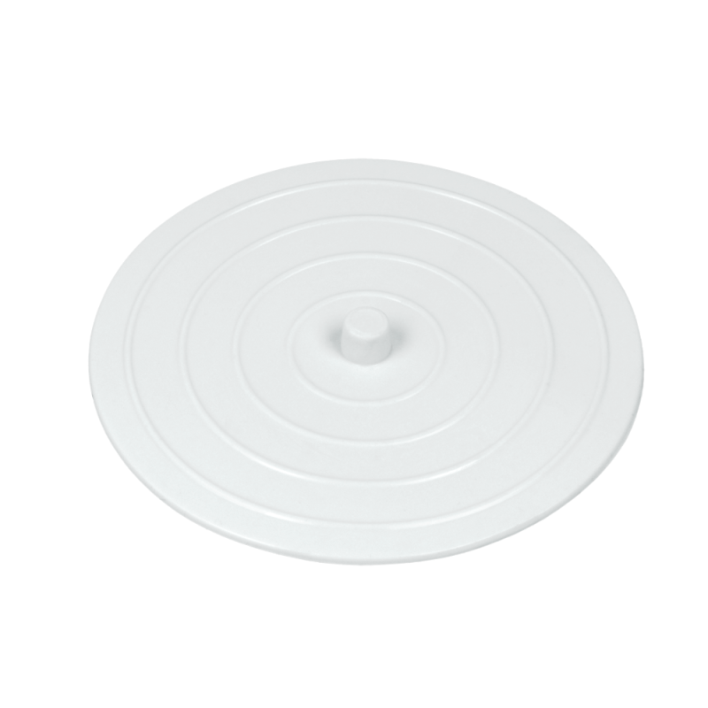 Bouchon d'évier universel blanc 10 cm