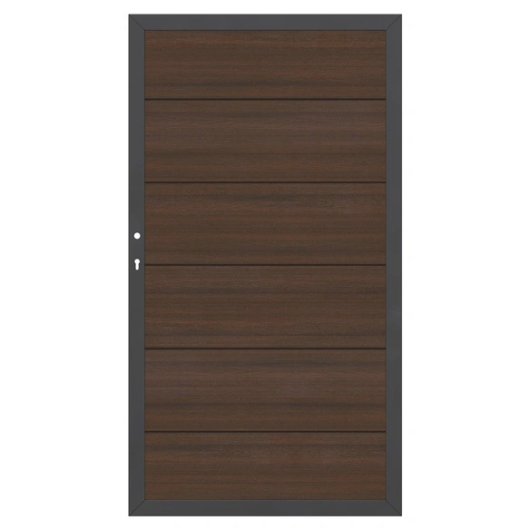 Tor »Platinum XL«, BxH: 98 x 180 cm, Holz-Polymer-Werkstoffe (WPC)