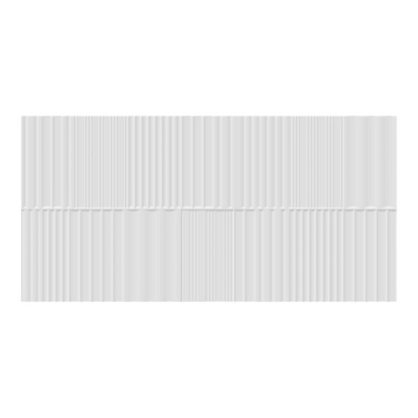 Faïence murale intérieur blanc brillant à motif L.60 x l.30 cm x ép.7 mm, Colville