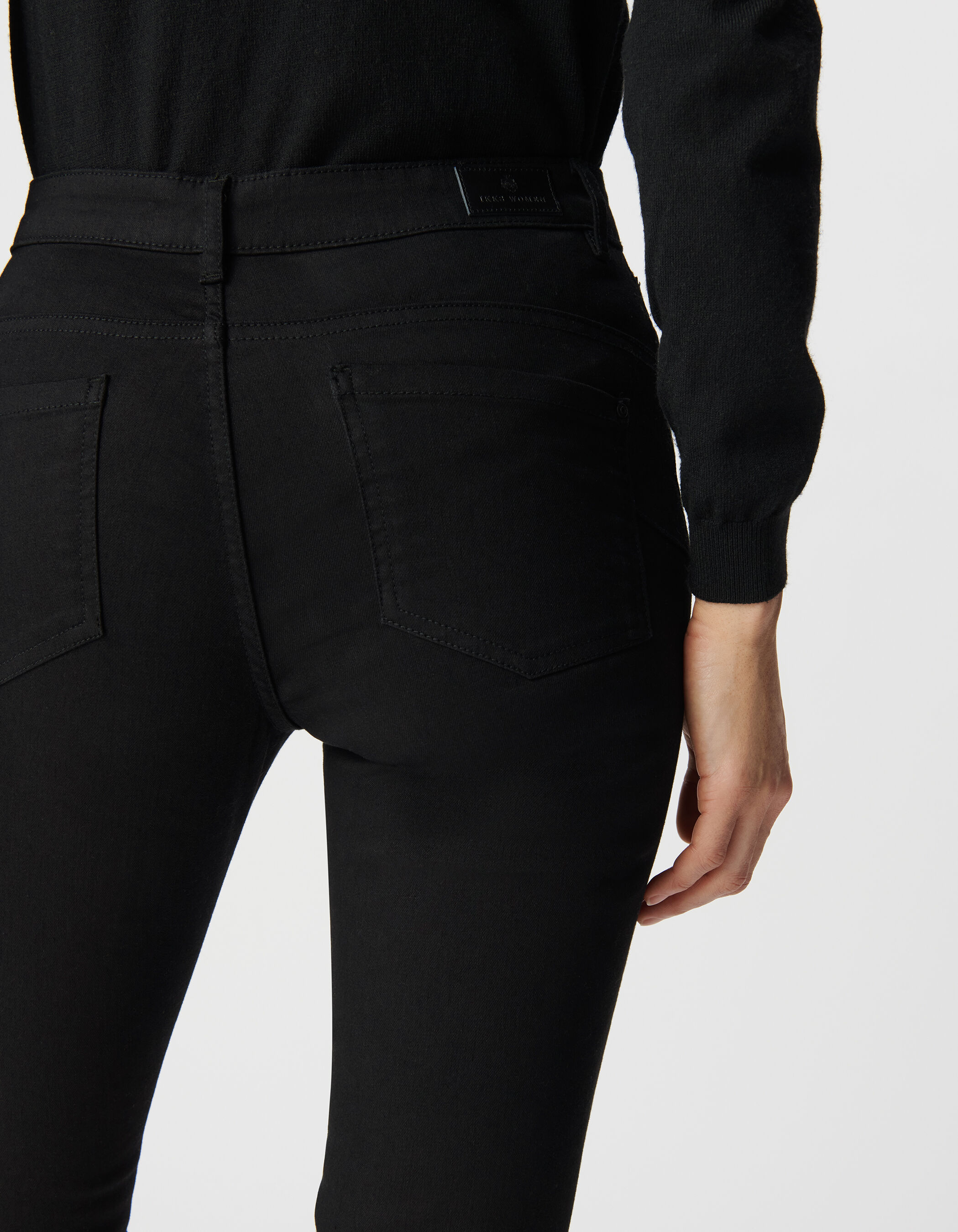 Jean slim noir sculpt up 7/8e Femme