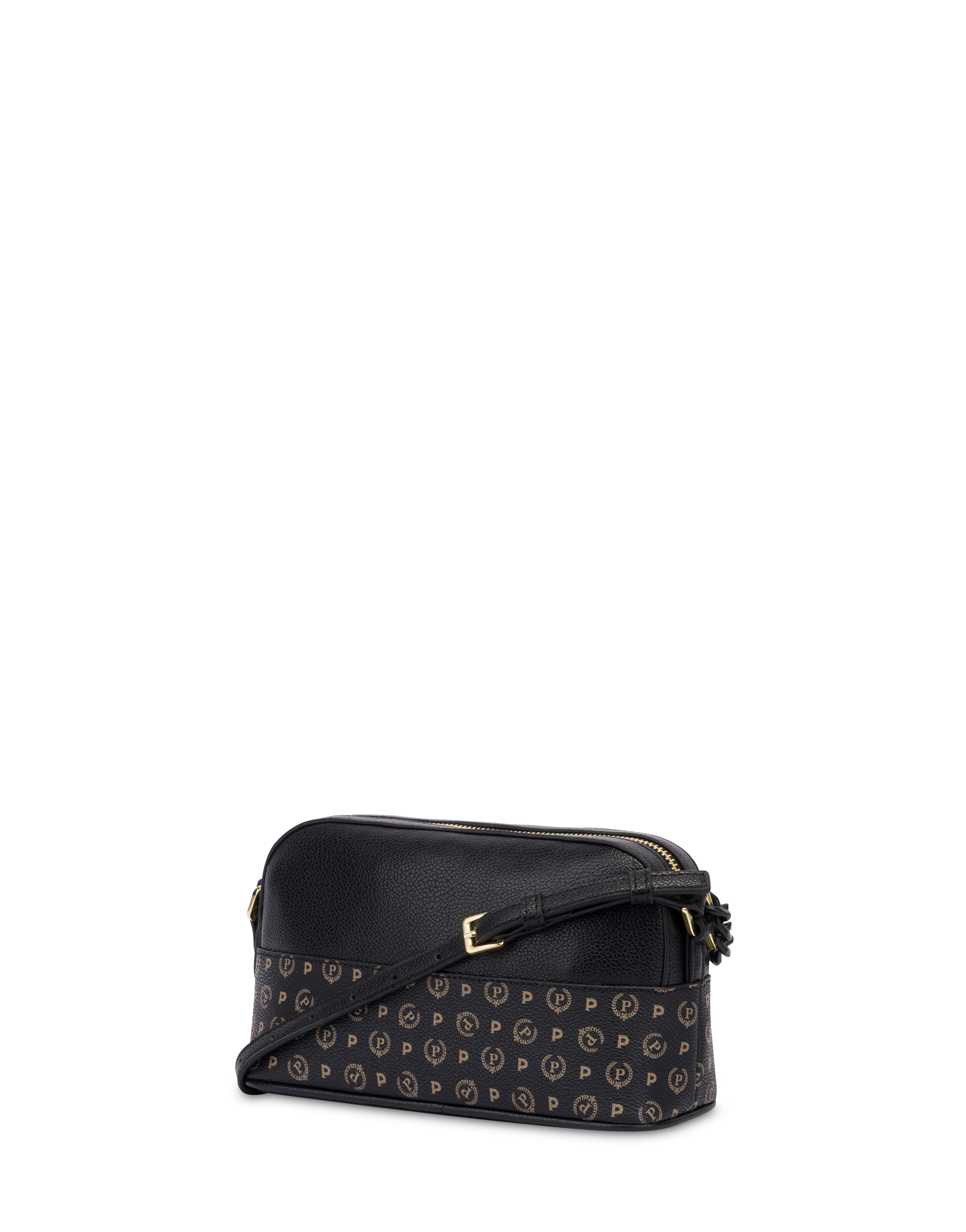 Camera Bag Link In Pu E Heritage Pvc Nero/nero
