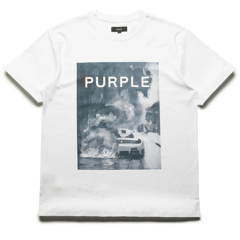 Purple Brand Carefree Tee - White