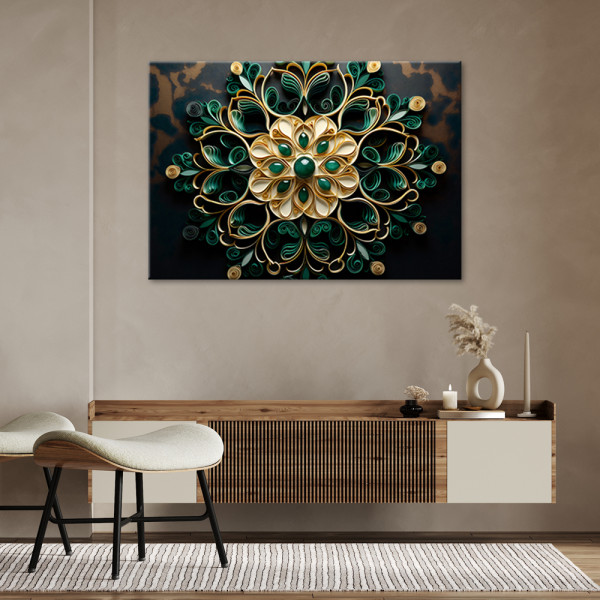 Feeby Obraz AI - Abstrakcja diament 60x40
