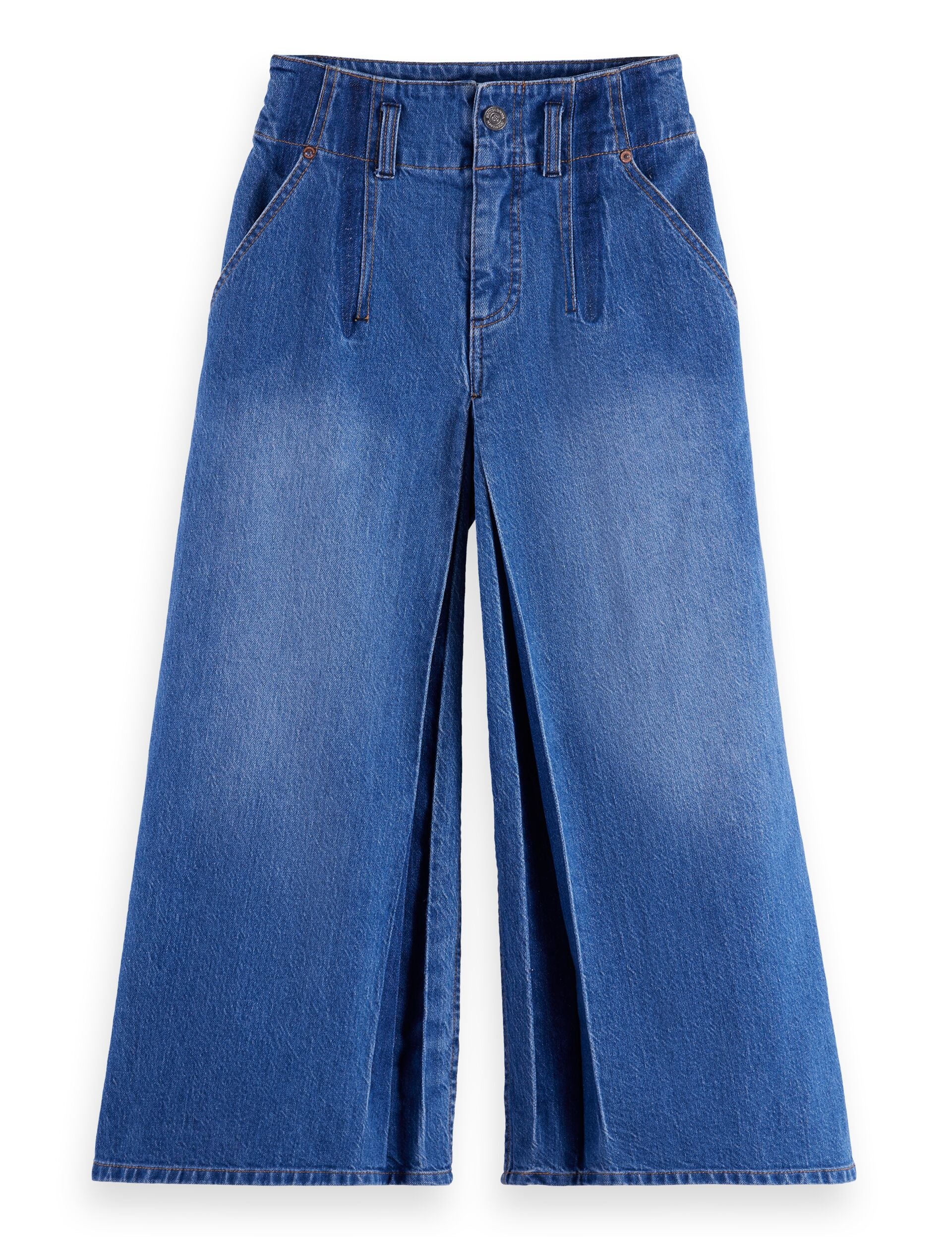 Girls' The Wave customised wide jeans — Art from the Heart