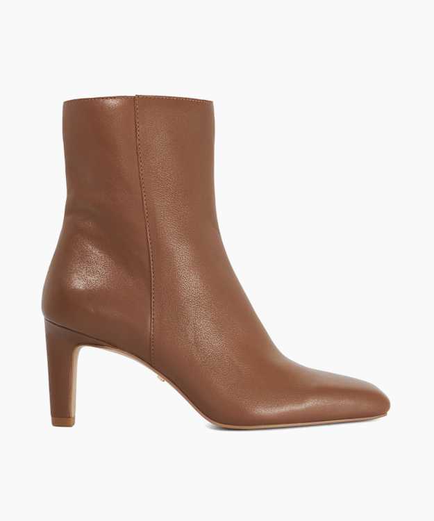 Ovation Toffee - High Heel Chisel Toe Ankle Boots