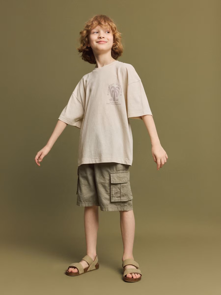 Linen Blend T-Shirt