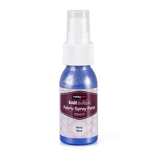 Navy Blue Fabric Spray Paint 50ml