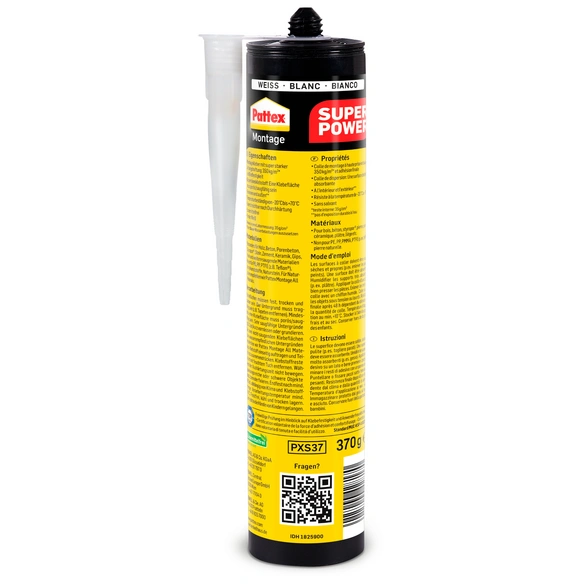 Montage-Kleber »Pattex Montage«, weiß, 370 g