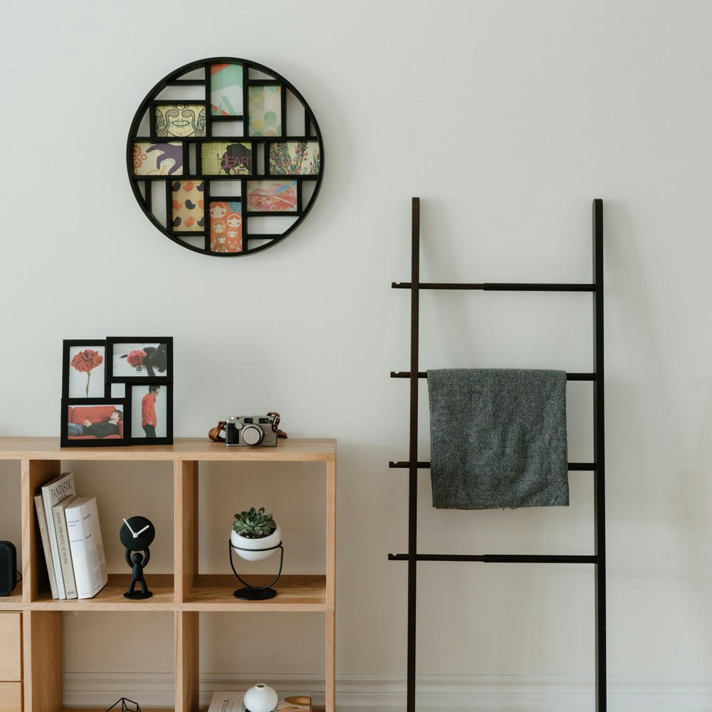 LUNA - Cadre photos pêle-mêle luna pvc noir