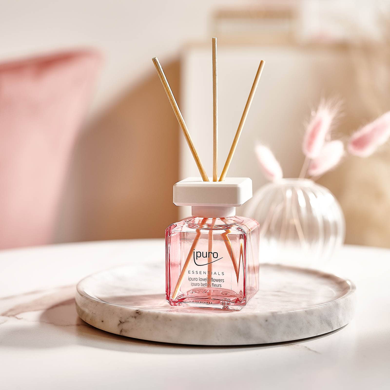 ipuro ESSENTIALS Raumduft Lovely Flowers Pink, 50 ml