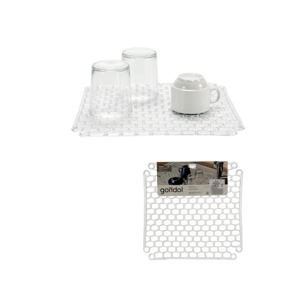 Tapete para banca transparente 32x32cm