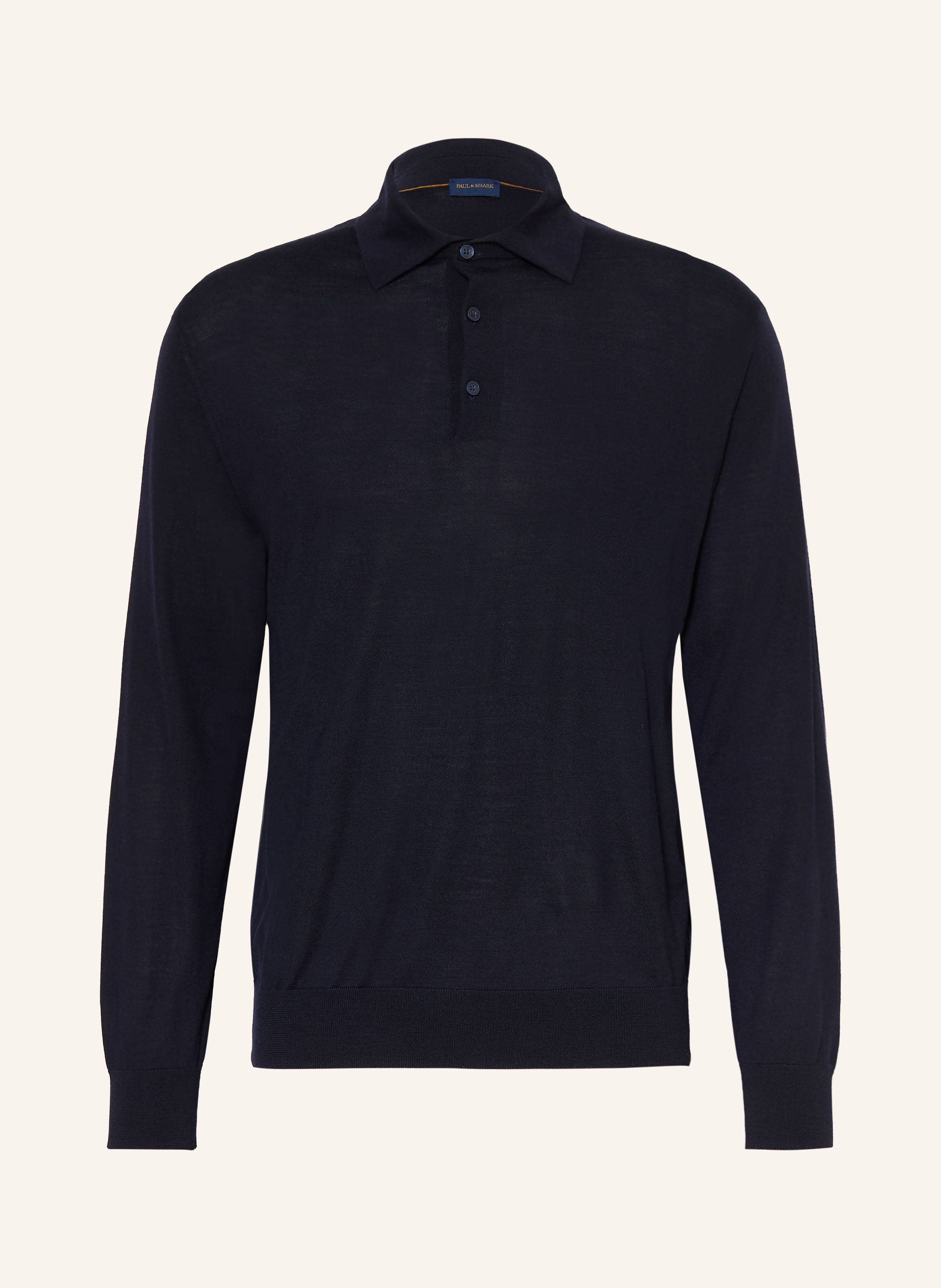 PAUL & SHARK Strick-Poloshirt Regular Fit aus Merinowolle