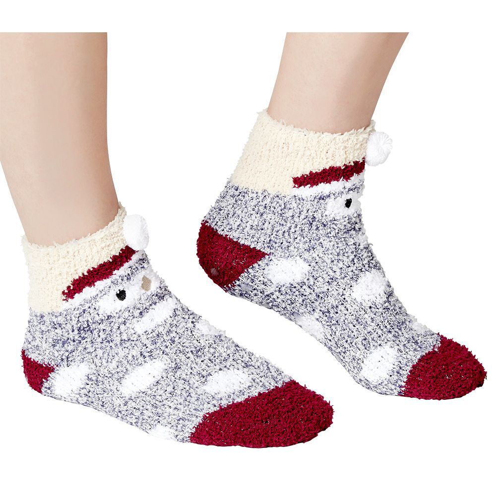 Coffret chaussettes en maille doudou motif Pingouin