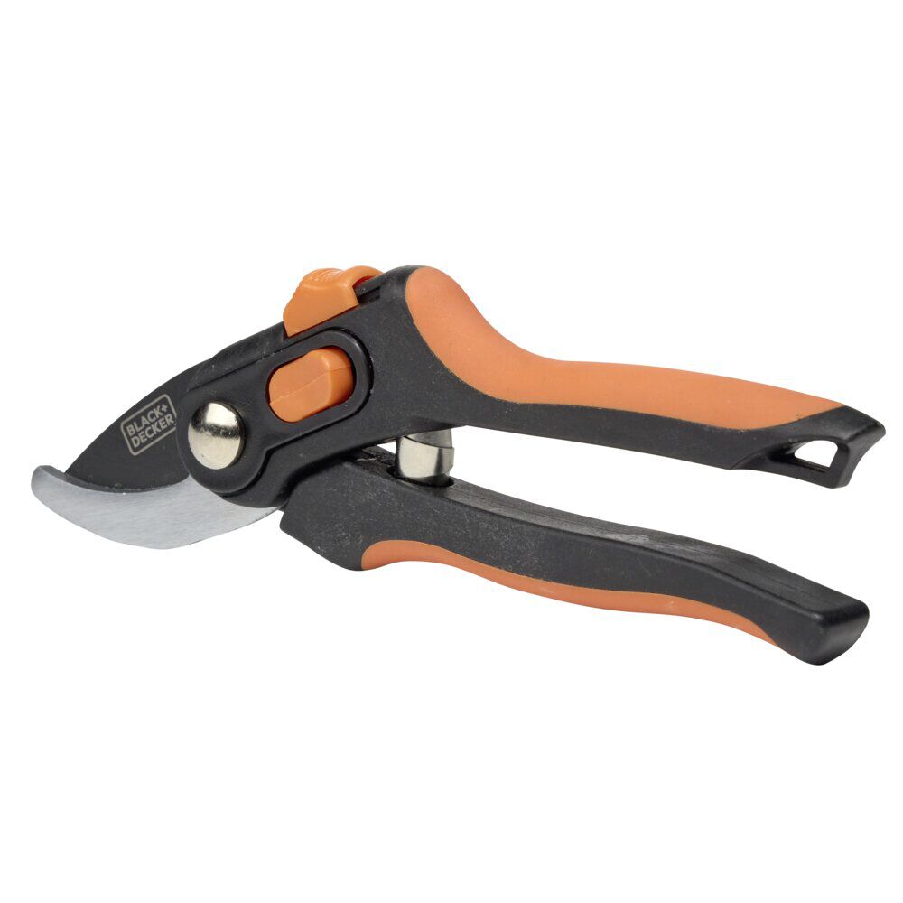 Sécateur métal et plastique noir et rouge Black&Decker 20x2,5xH7,5cm