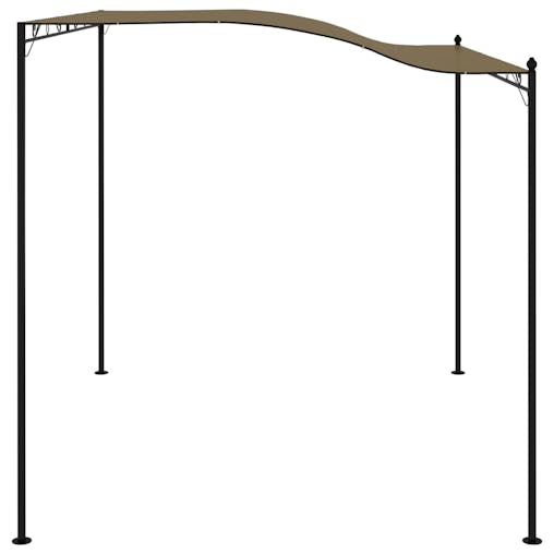 NNEVL Sunshade Awning 3x2.5 m Taupe 180 g/m&sup2;
