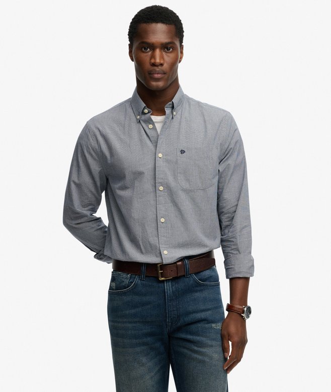 Preppy Poplin Long Sleeve Shirt
