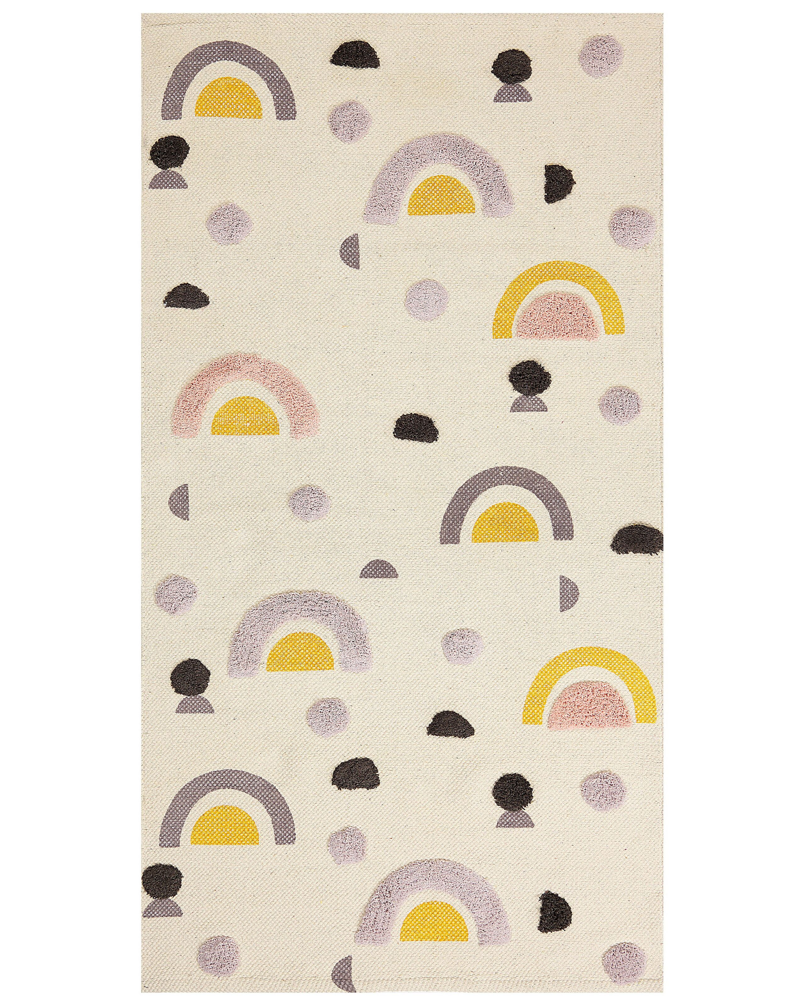 Dywan do pokoju dziecięcego 80x150cm wielokolorowy