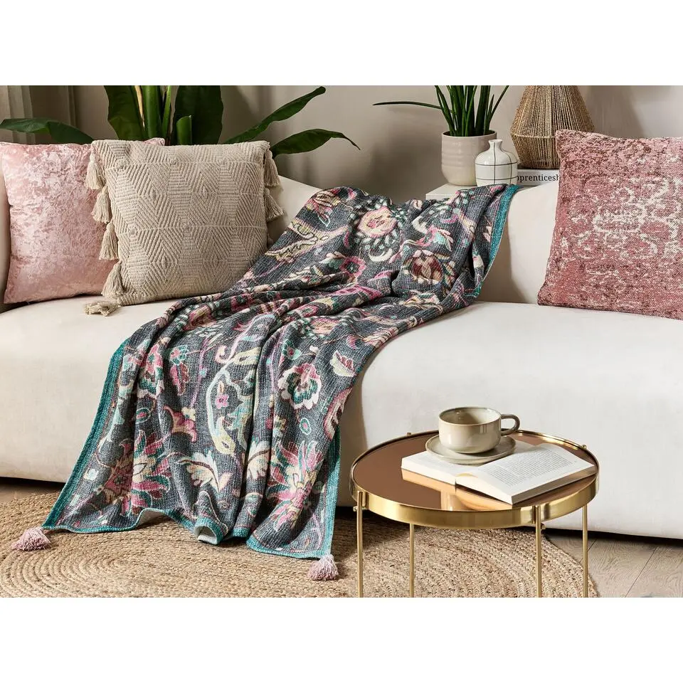 DIBRUGARH - Plaid - Multicolor - 130 x 180 cm - Katoen