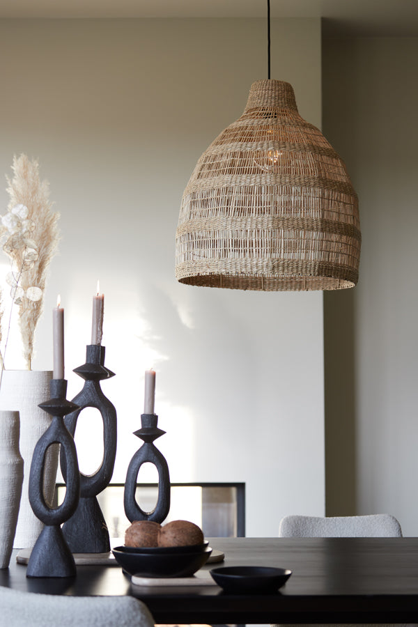 Light & Living - Hanglamp SAGAR - Ø50x57cm - Bruin
