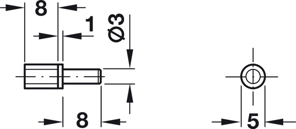 HYLLEBÆRER HÄFELE 3MM 12STK