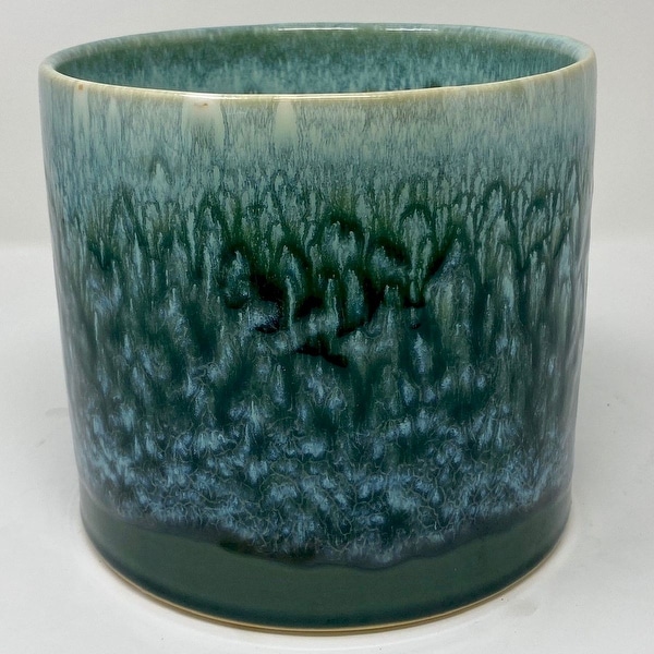 Marine Green Round Planter