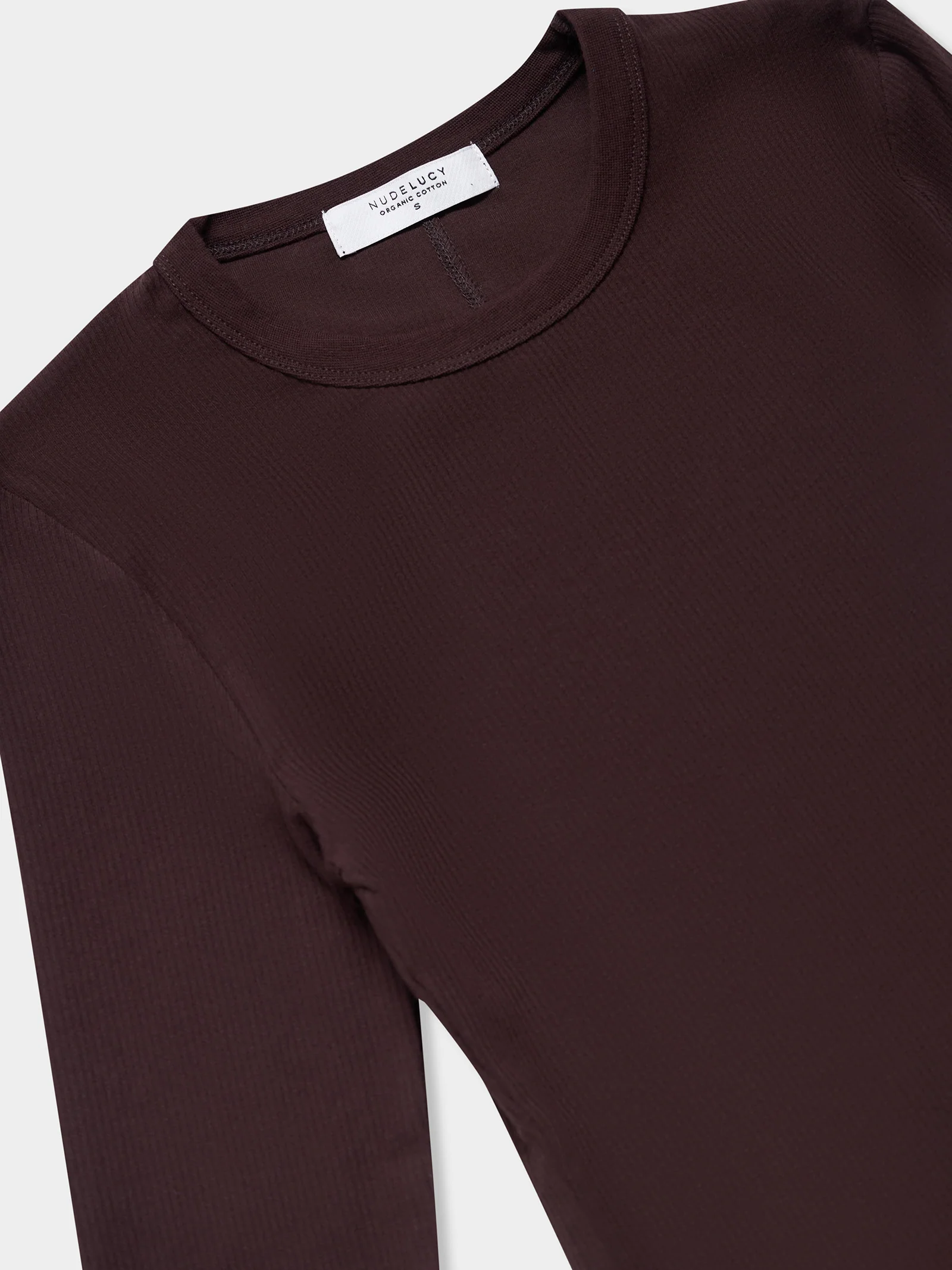 Organic Rib Long Sleeve T-Shirt