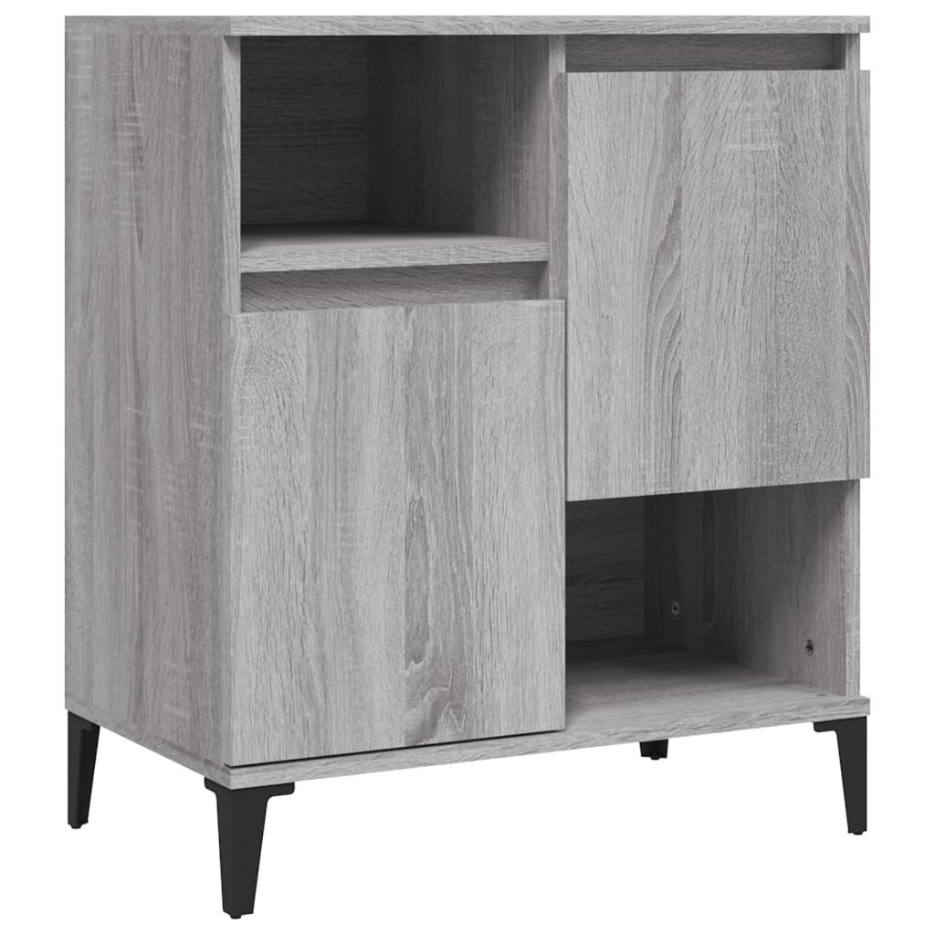 Komoda Szafka Stolik Półki Do Salonu Pokoju Szary Mat 60x35x70 cm