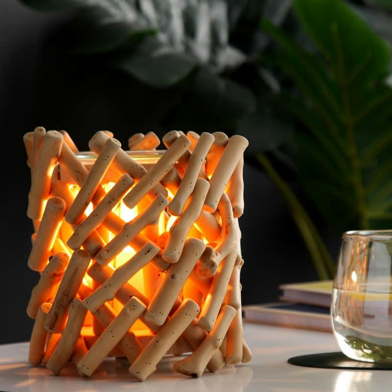 CALORYA - Diffuseur par chaleur douce en verre et bois Calorya n°7