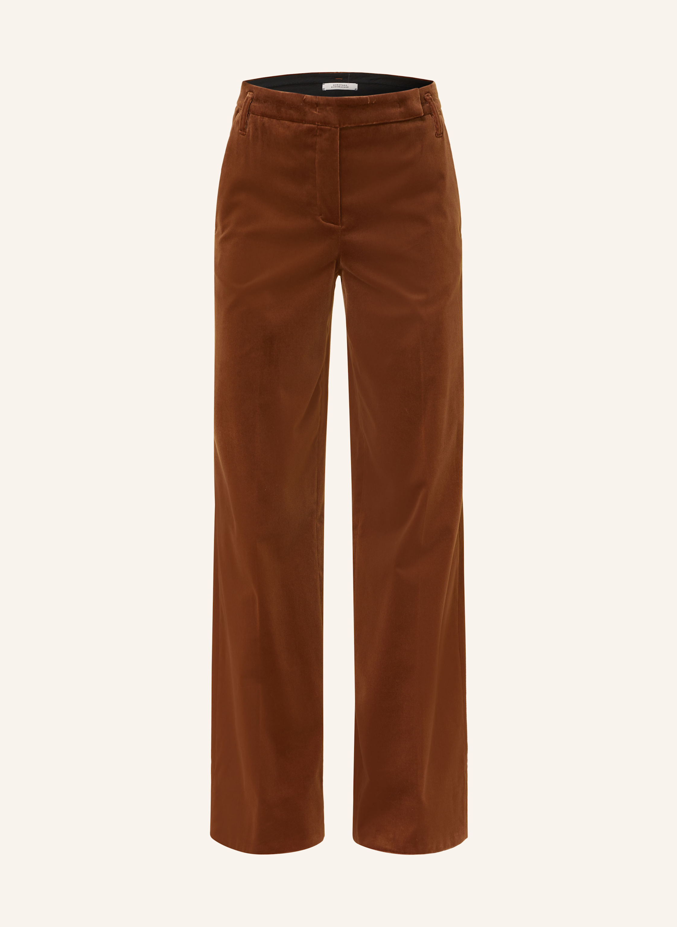 DOROTHEE SCHUMACHER Marlenehose ELEGANCE SOFTNESS aus Samt