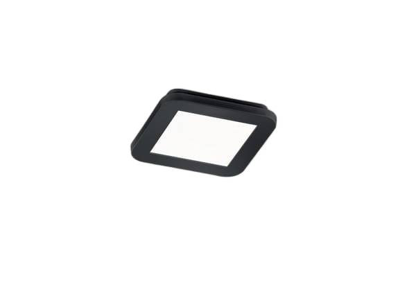 Plafon CAMILLUS kwadratowy czarno-biały LED 1x10W 17cm 850lm IP44 RL