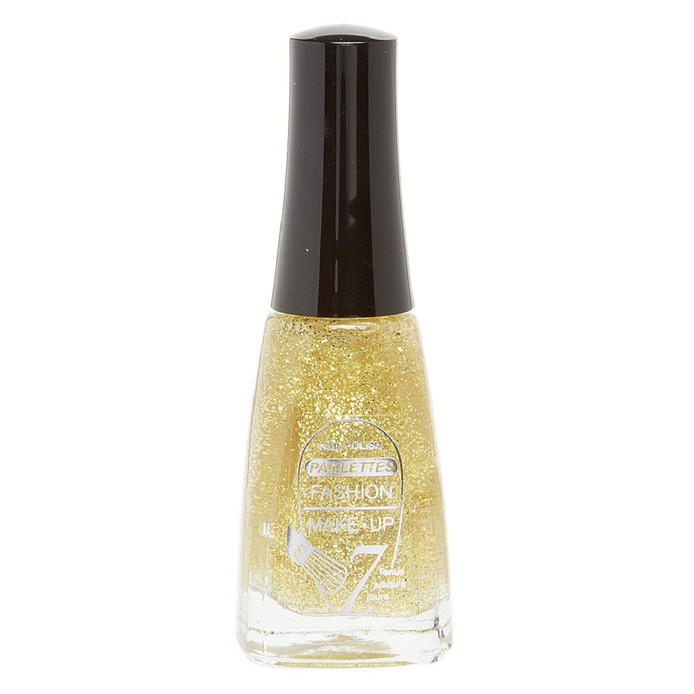Fashion Make Up vernis à ongles paillettes doré