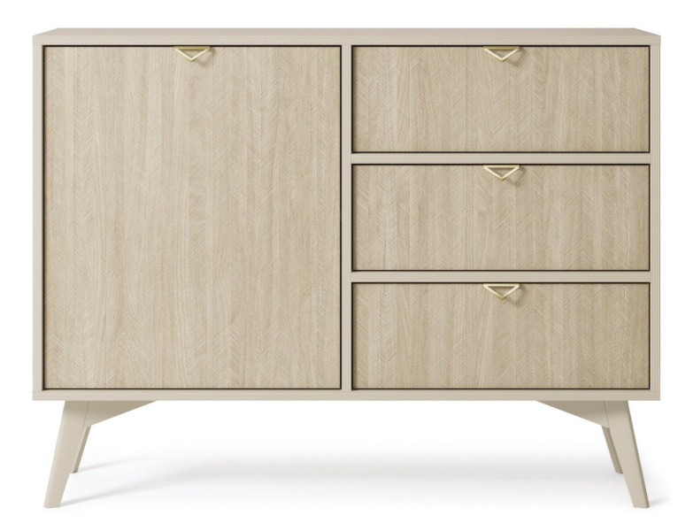 Komoda Lugano Wood 3 szuflady, 1 szafka