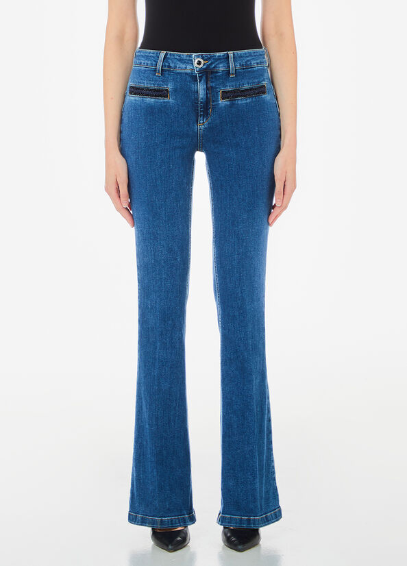 Jeans flare bottom up