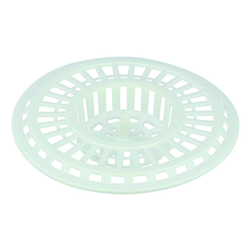 Grille anti-déchets pour évier blanche Ø 70 mm INVENTIV
